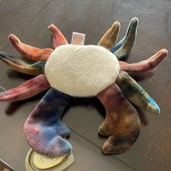 RARE TY Beanie Baby CLAUDE The Crab RETIRED 1996 MINT, lots of Errors. - Picture 8 of 16